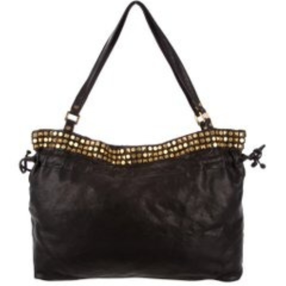 TORY BURCH Leather Studded Tote